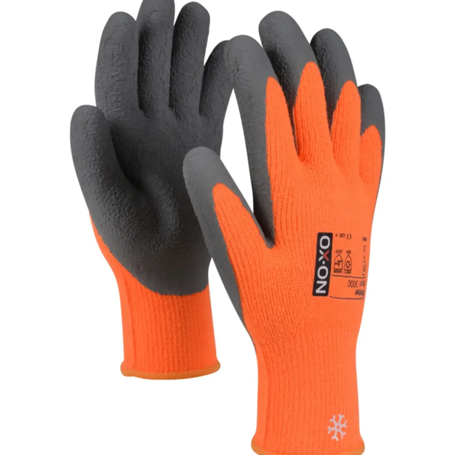 OX-ON Winter Basic 3000 vinterhandske orange/sort str. CE 11