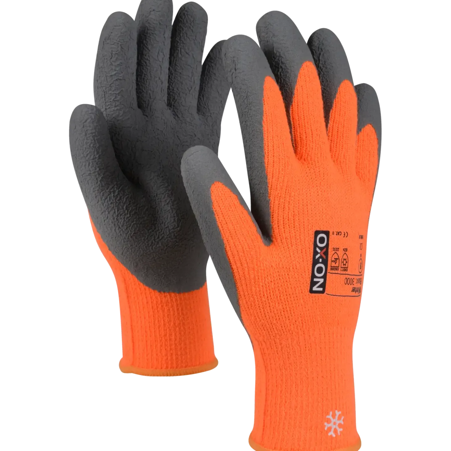 OX-ON Winter Basic 3000 vinterhandske orange/sort str. CE 11