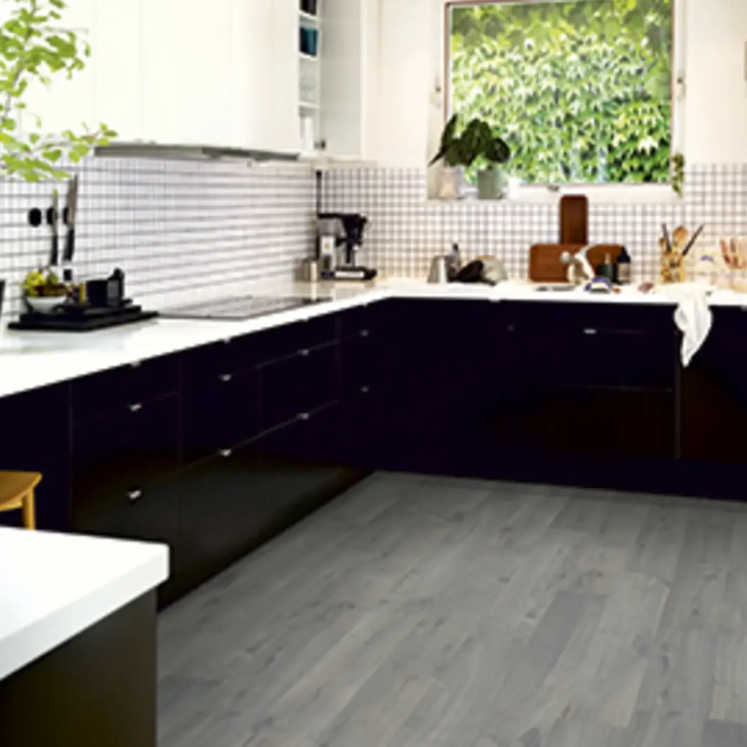 Pergo Modern Plank Sensation laminatgulv 1380x190x8 mm Urban Grå Eg