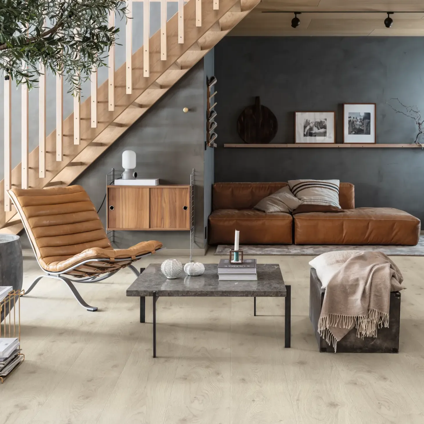 Pergo Trondheim laminatgulv 211x2050x9,5 mm light grey oak