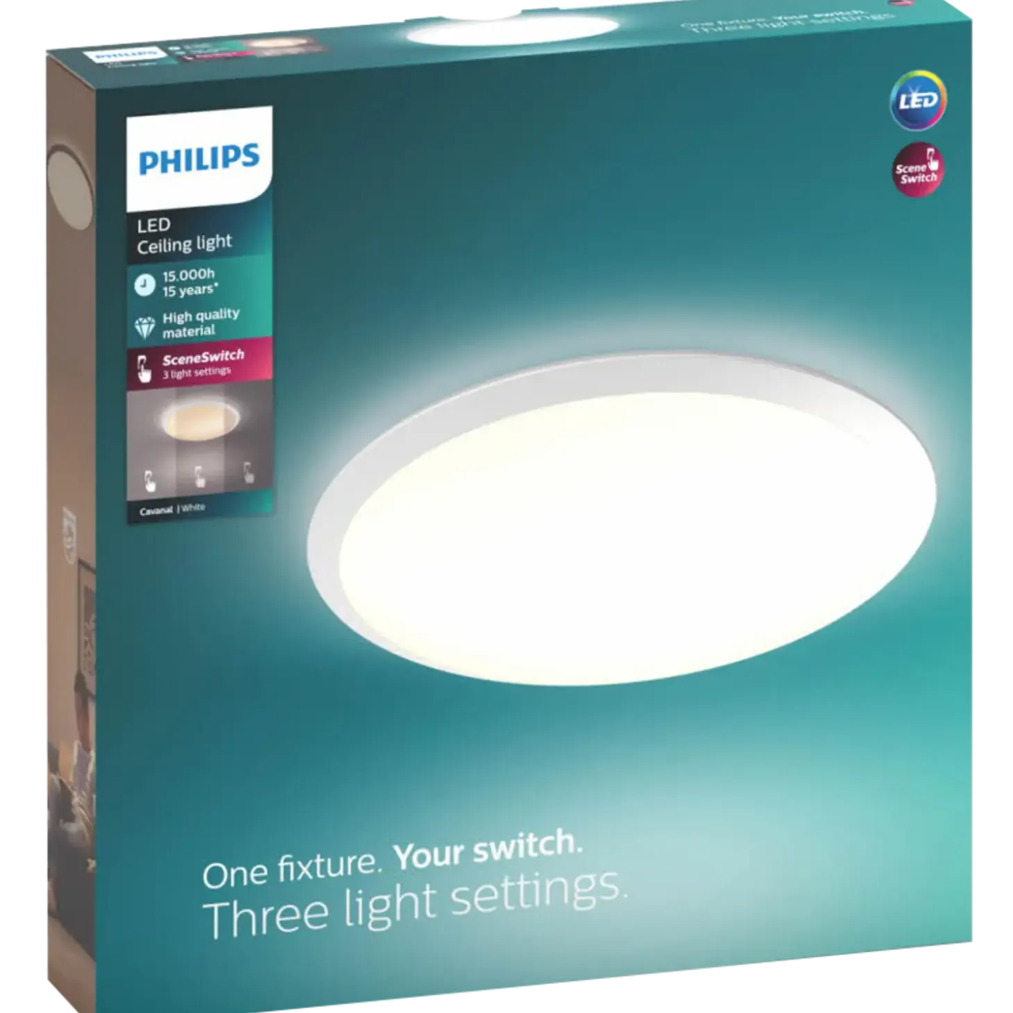 Philips Cavanal LED plafond hvid