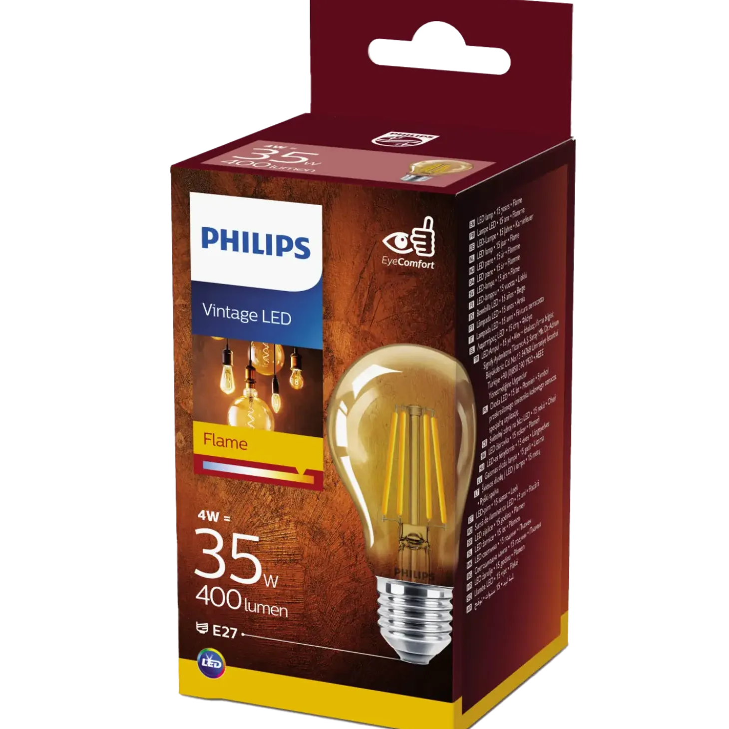 Philips Classic LED pære E27 35W 1 pack