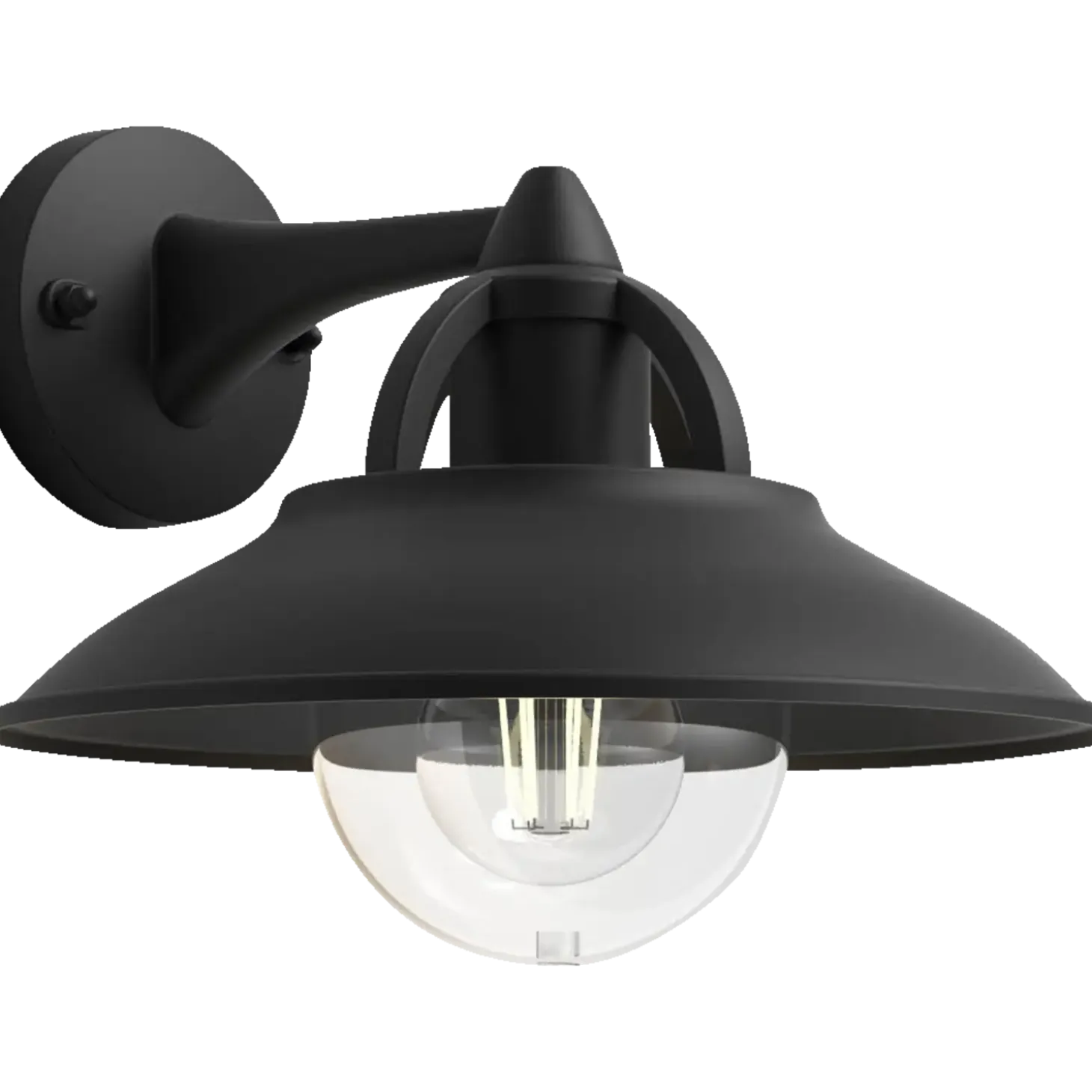 Philips Cormorant udendørs væglampe sort