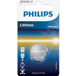 Philips CR2016 knapcellebatteri 1 stk.