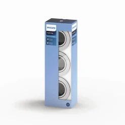 Philips Donegal indbygningsspot 3 stk krom