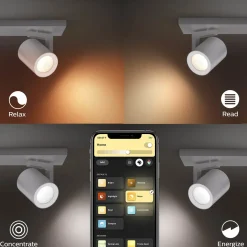 Philips Hue Argenta dobbelt spot GU10 LED