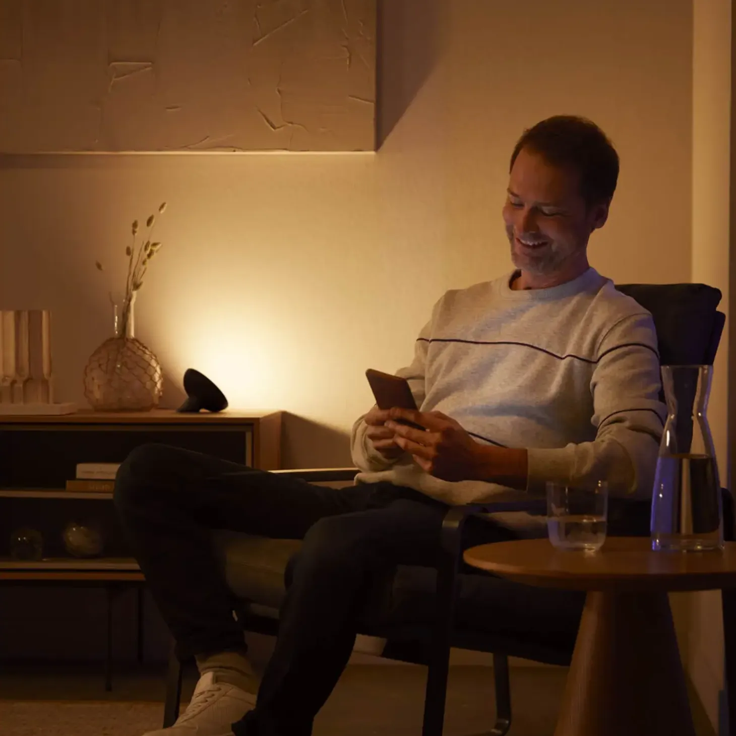Philips Hue Bloom bordlampe LED sort