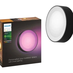 Philips Hue Daylo udendørs væglampe 15W sort