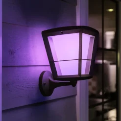 Philips Hue Econic udendørs væglampe sort