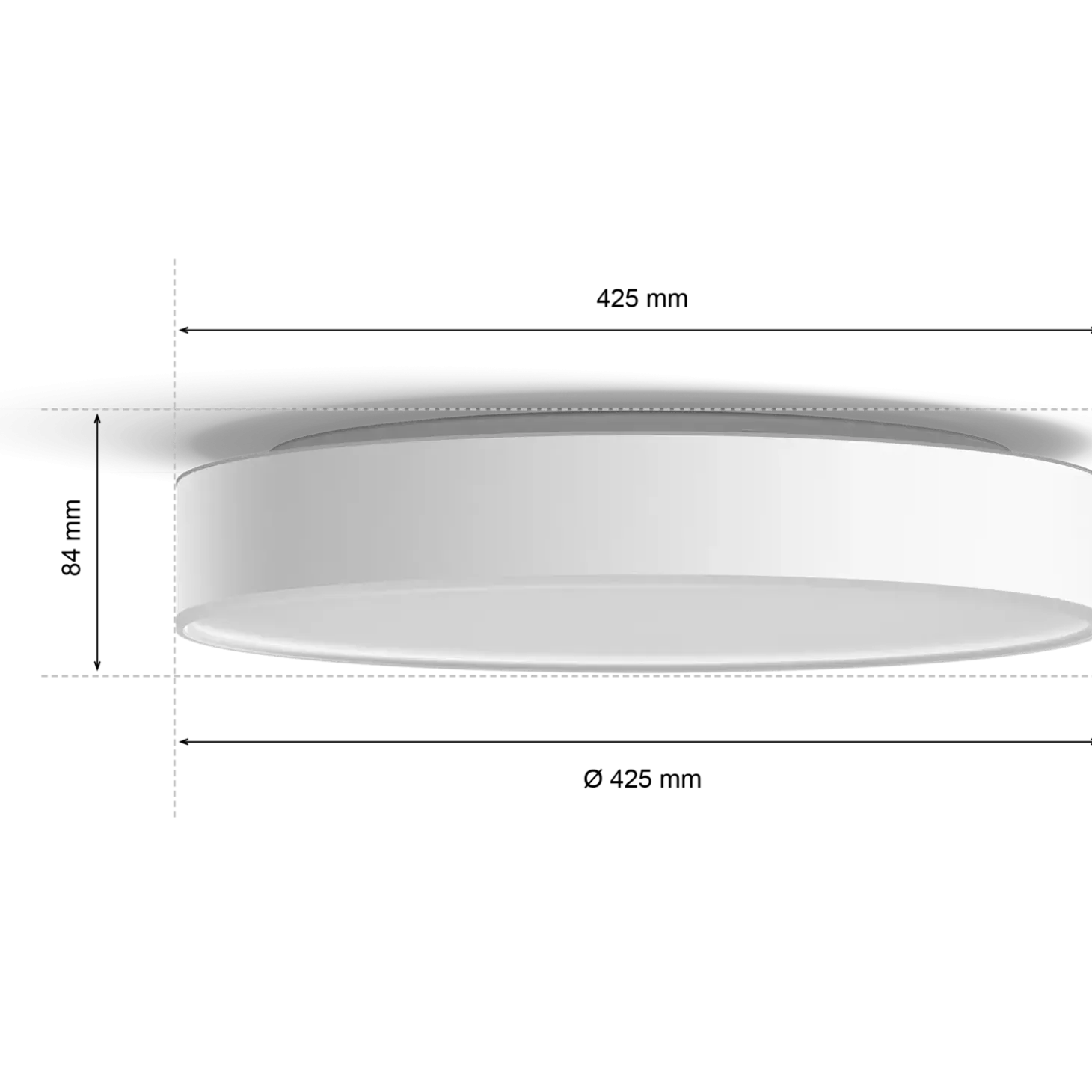 Philips Hue Enrave L plafond Ø42,5 cm 33,5W hvid