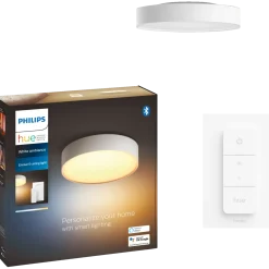 Philips Hue Enrave S plafond Ø26,1 cm 9,6W hvid