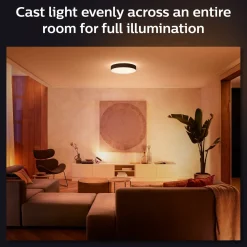 Philips Hue Enrave XL plafond Ø55,1 cm 48W sort
