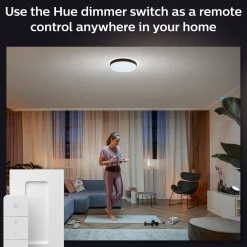 Philips Hue Enrave XL plafond Ø55,1 cm 48W sort