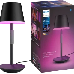 Philips Hue go bærbar opladelig bordlampe sort