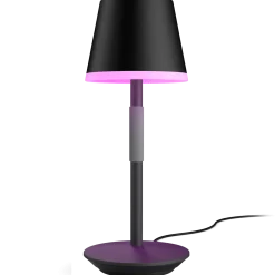 Philips Hue go bærbar opladelig bordlampe sort