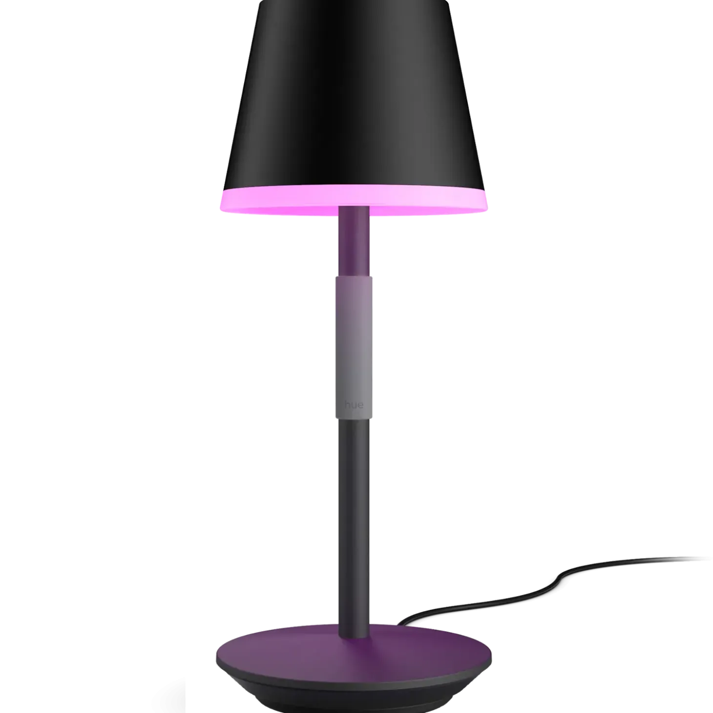 Philips Hue go bærbar opladelig bordlampe sort
