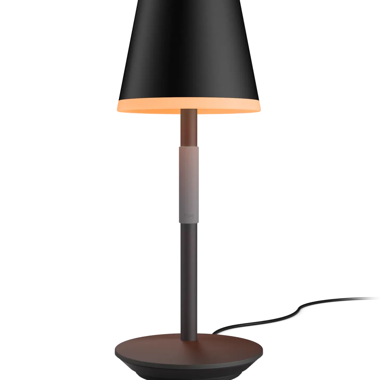 Philips Hue go bærbar opladelig bordlampe sort