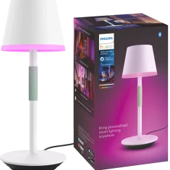 Philips Hue go bærbar opladelig bordlampe hvid