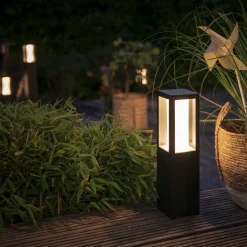 Philips Hue Impress udendørs piedestal 2x8W sort