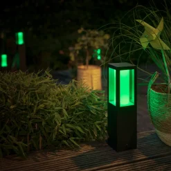 Philips Hue Impress udendørs piedestal 2x8W sort