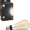 Philips Hue LED edison pære E27 7W ST72 filament hvid ambiente