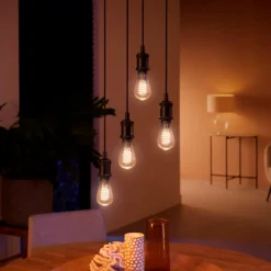 Philips Hue LED edison pære E27 7W ST64 filament hvid ambie