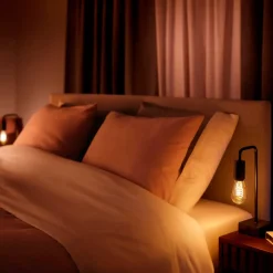 Philips Hue LED edison pære E27 7W ST64 filament hvid ambie