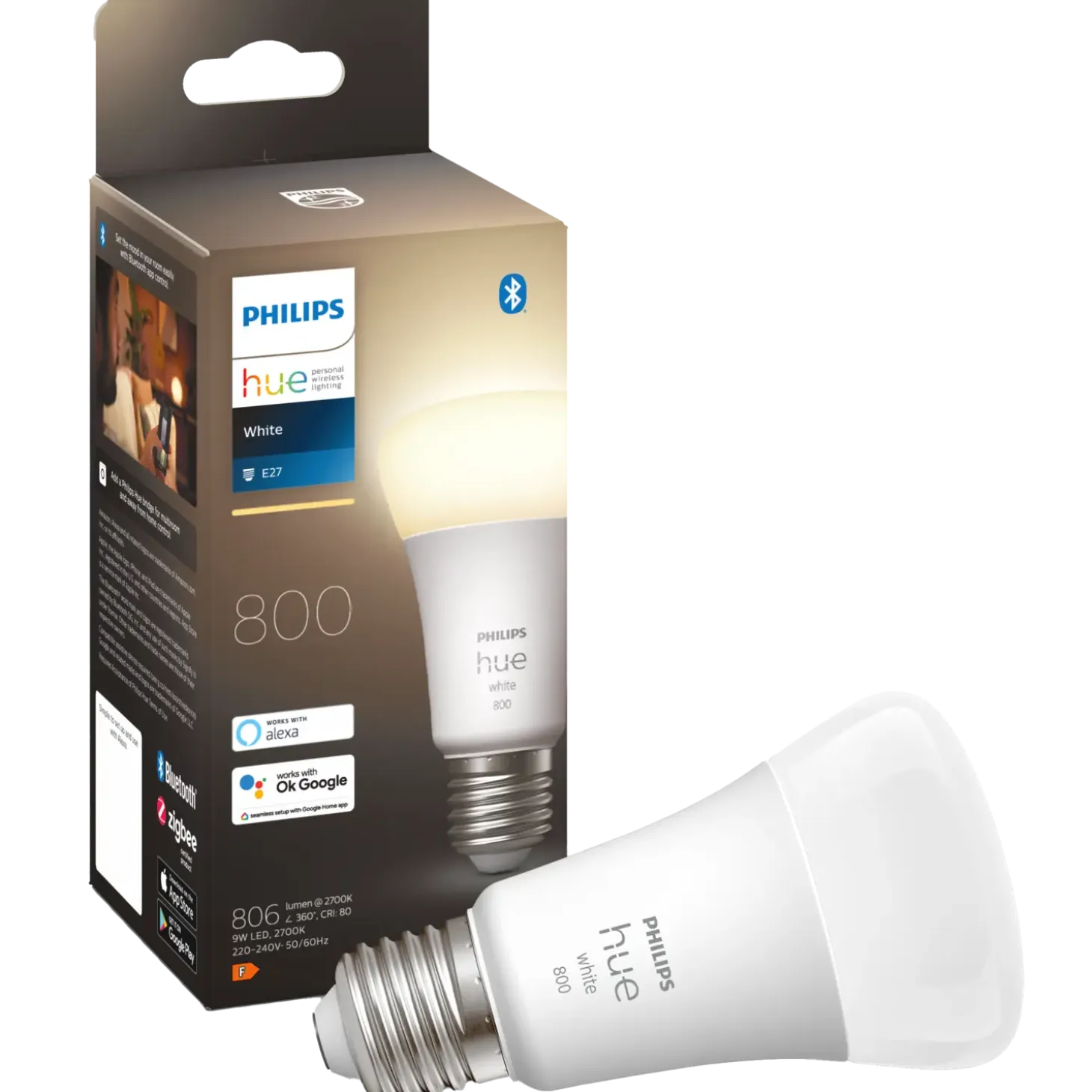 Philips Hue LED pære 9W A60 E27