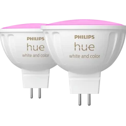 Philips Hue MR16-LED-spot GU5.3 hvid/farve ambiente 6,3W 2-pak