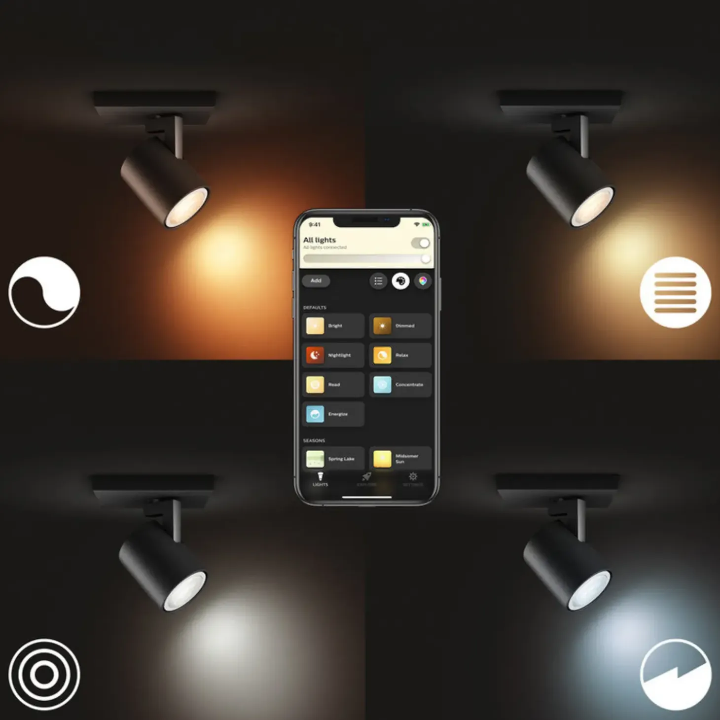 Philips Hue Runner enkelt spot GU10 LED
