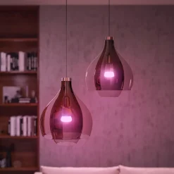 Philips Hue startsæt E27 2-pak m/Hue bridge/smart plug/Dimmer switch