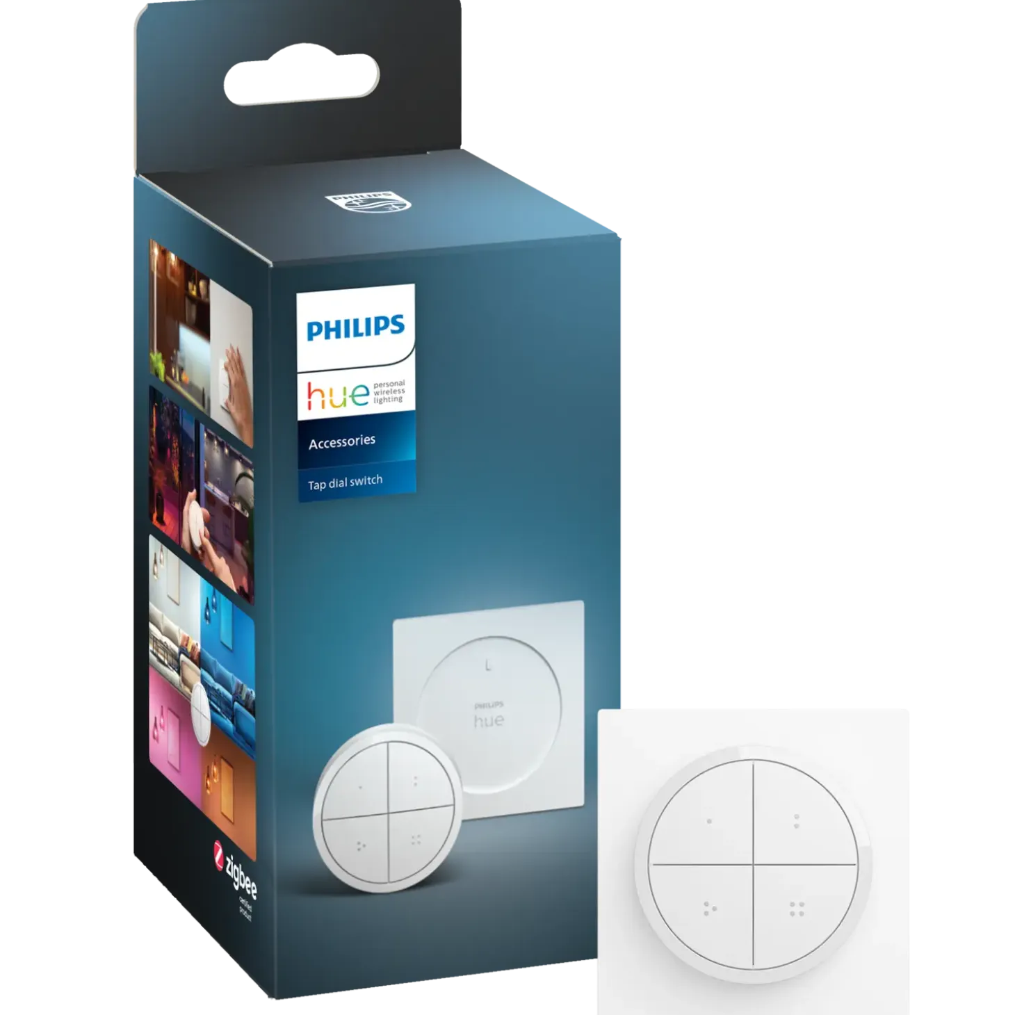 Philips Hue tap dial switch trådlæs kontakt hvid