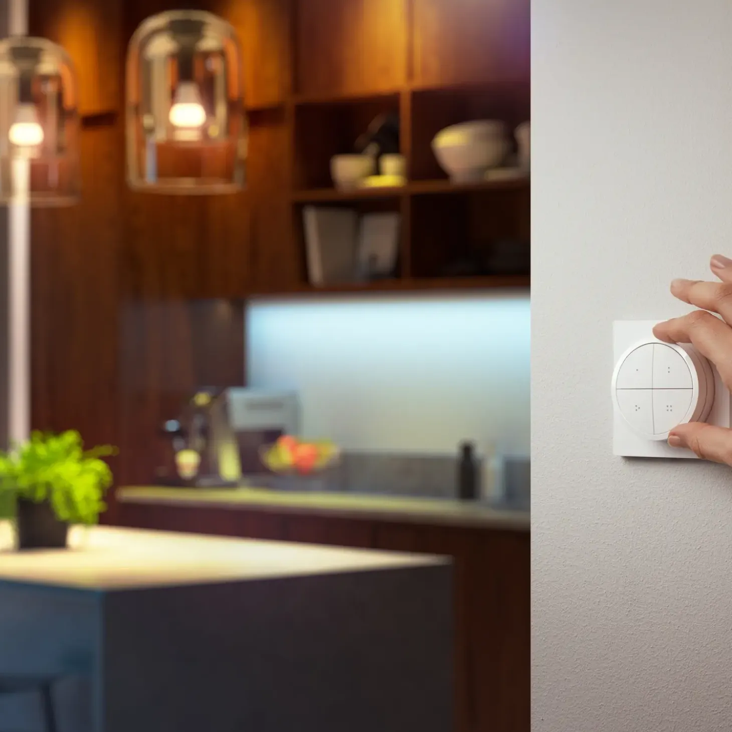 Philips Hue tap dial switch trådlæs kontakt hvid