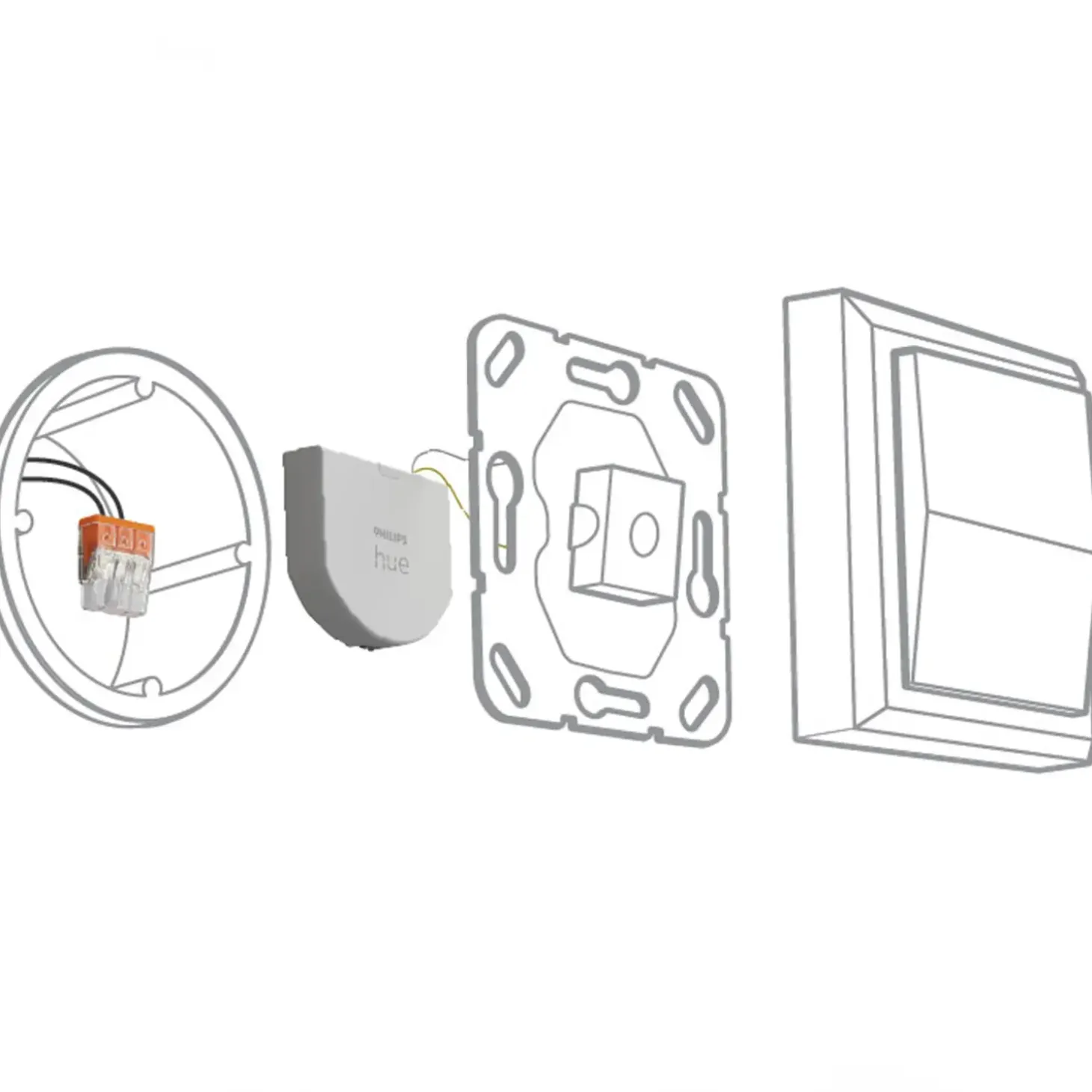 Philips Hue vægkontakt modul hvid