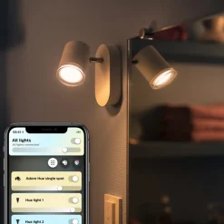 Philips Hue White ambiance Adore enkelt spot til badeværelse GU10 LED