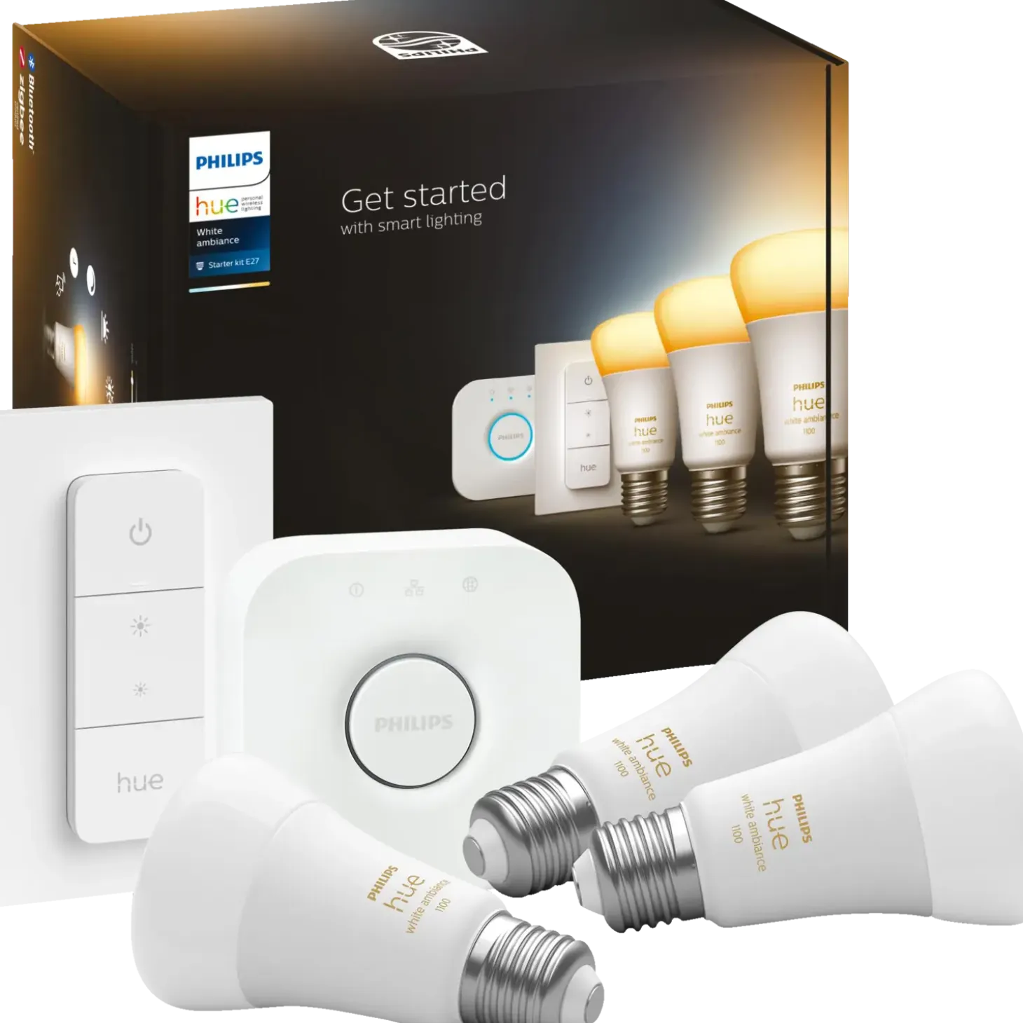 Philips Hue White ambiance startsæt E27 LED