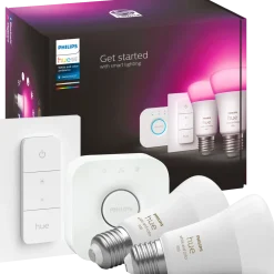 Philips Hue White and color ambiance startsæt E27