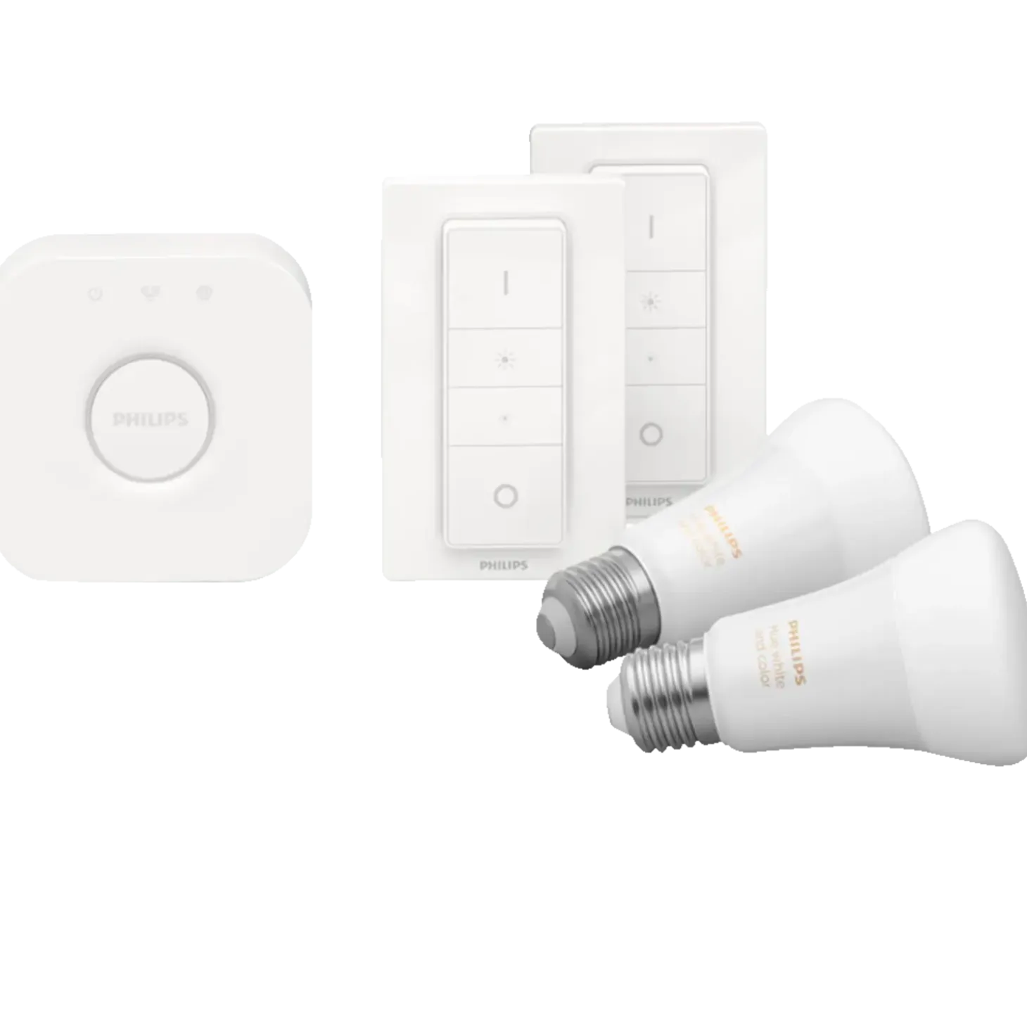 Philips Hue White and color ambiance startsæt E27