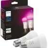 Philips Hue White and color ambiance dobbeltpakke E27 LED