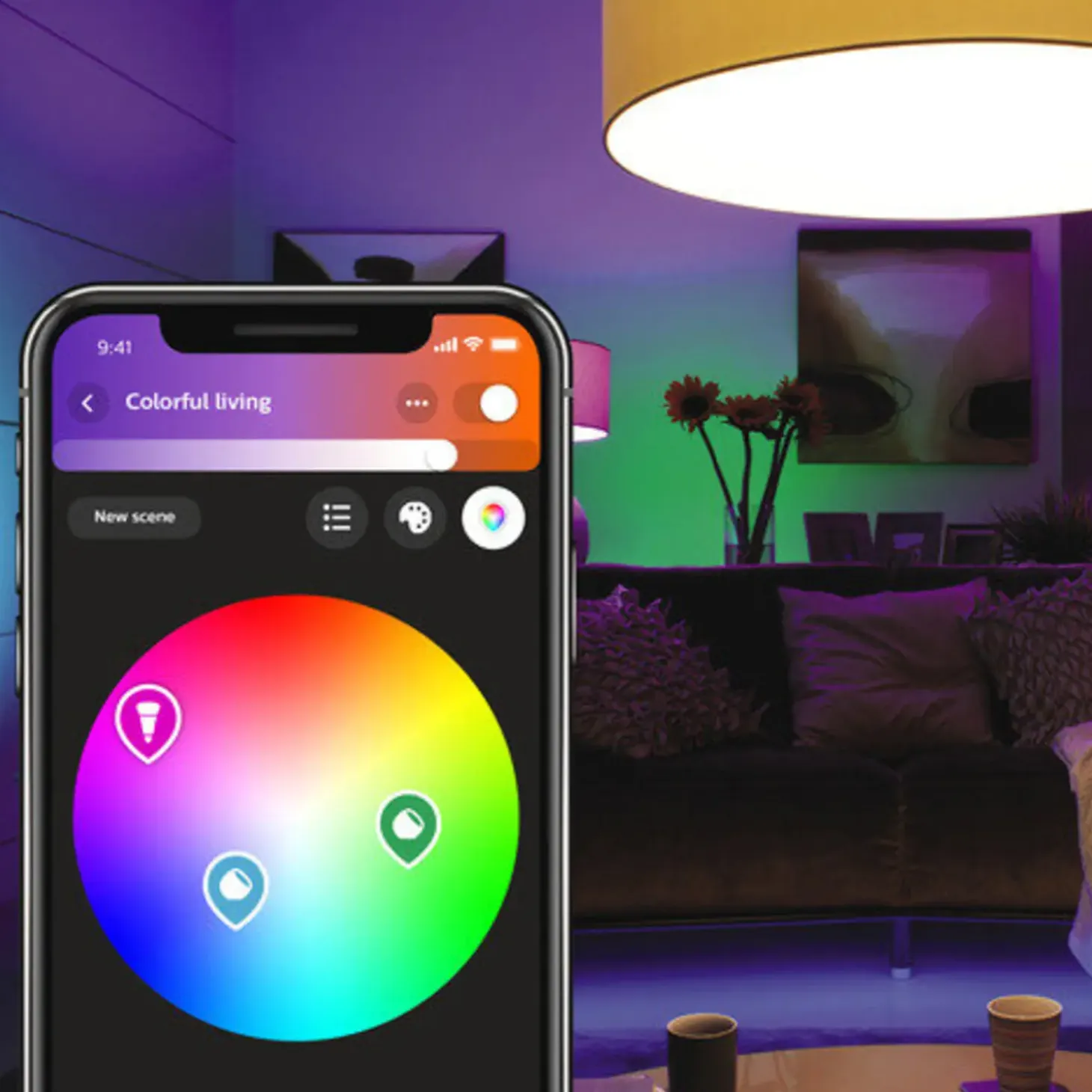 Philips Hue White and color ambiance dobbeltpakke E14 LED