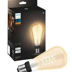Philips Hue White LED G125 Globe E27 pære