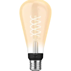 Philips Hue White LED G125 Globe E27 pære