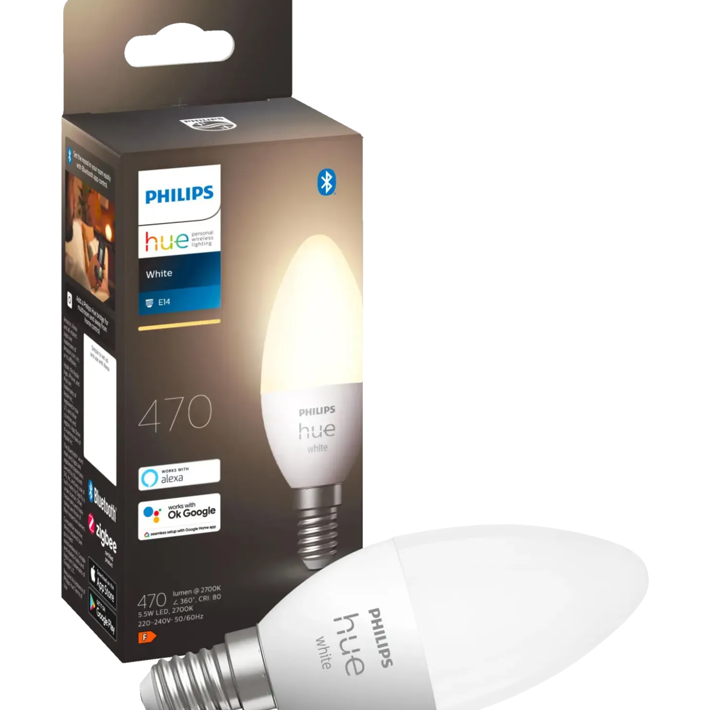 Philips Hue White pære E14 LED