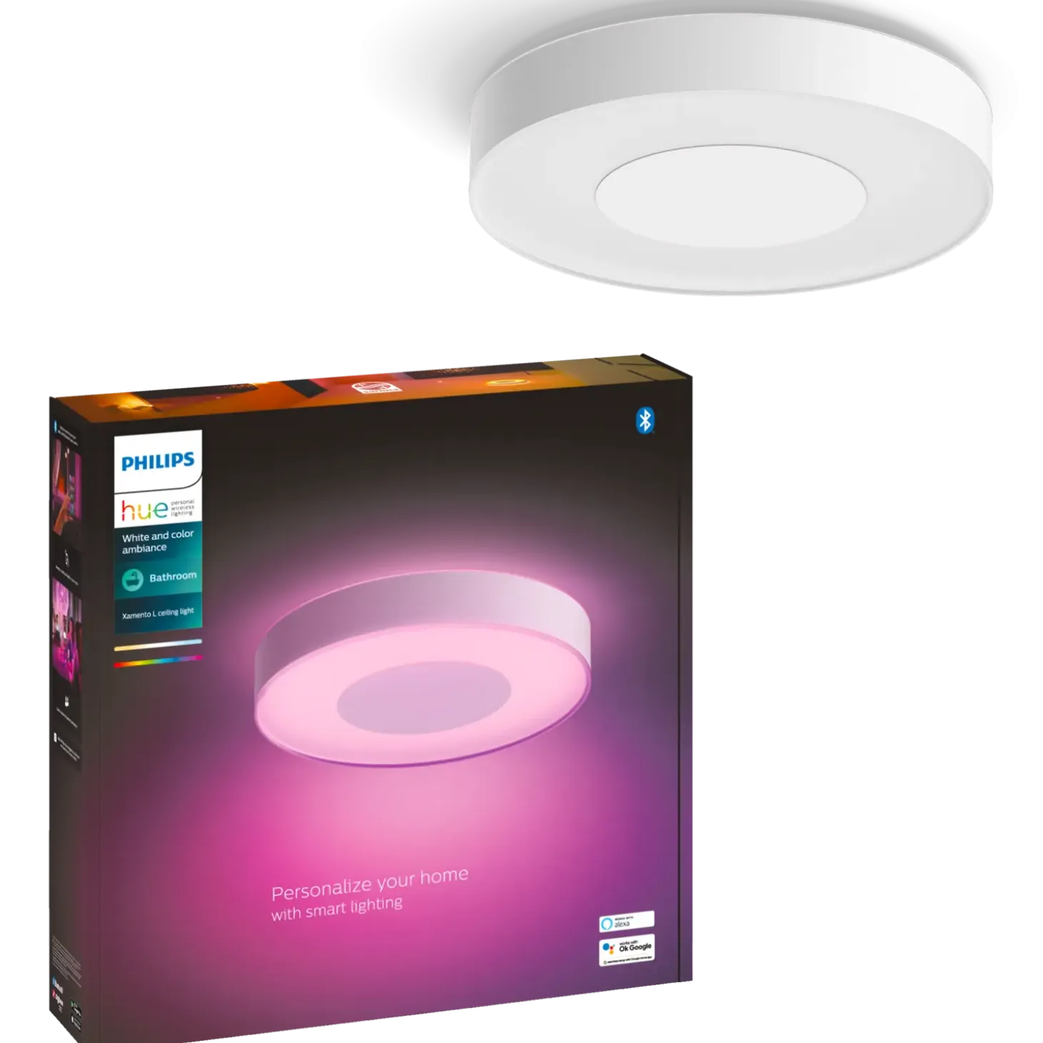 Philips Hue Xamento L indbygningsspot 3x5,7W hvid
