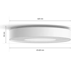 Philips Hue Xamento L indbygningsspot 3x5,7W hvid