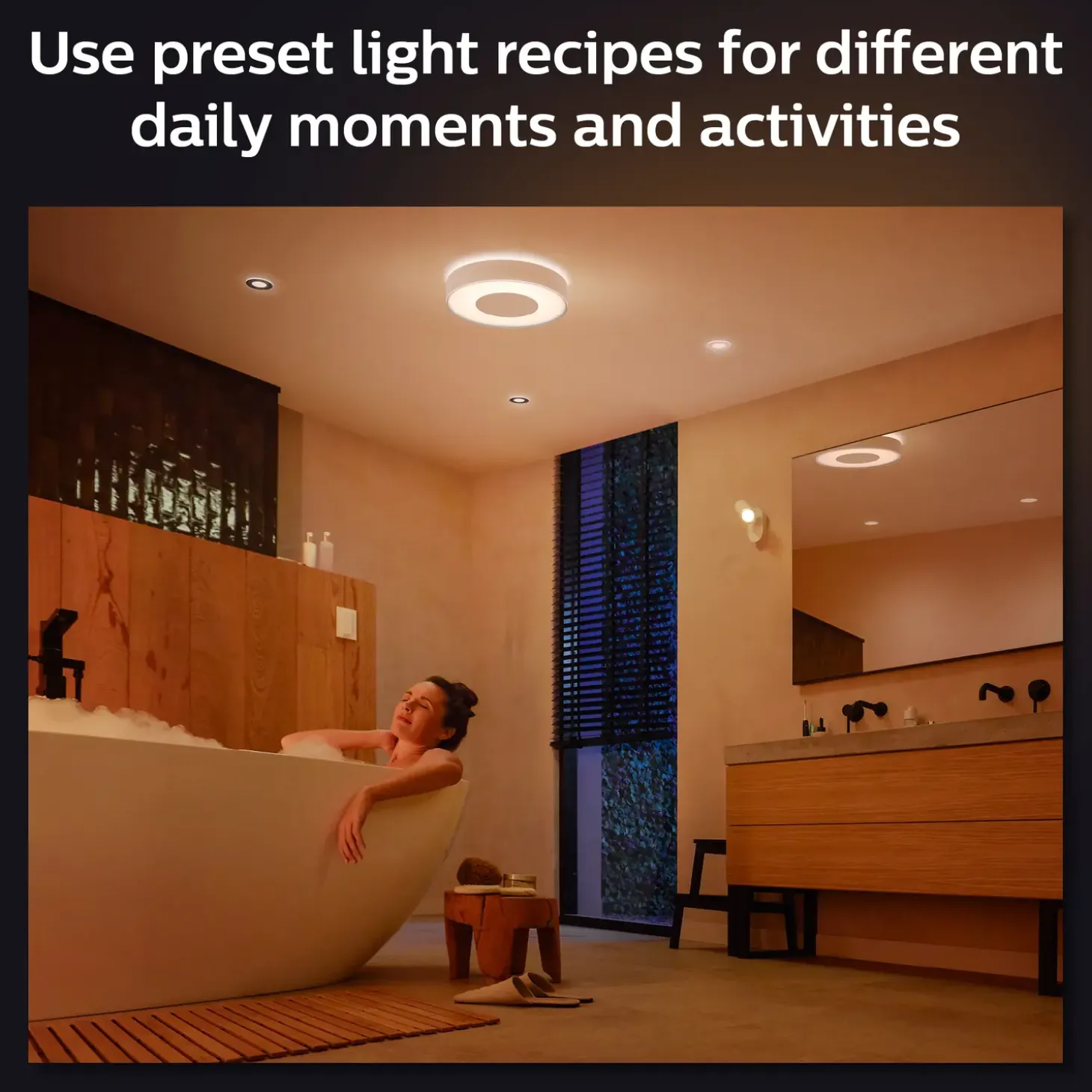 Philips Hue Xamento L indbygningsspot 3x5,7W hvid