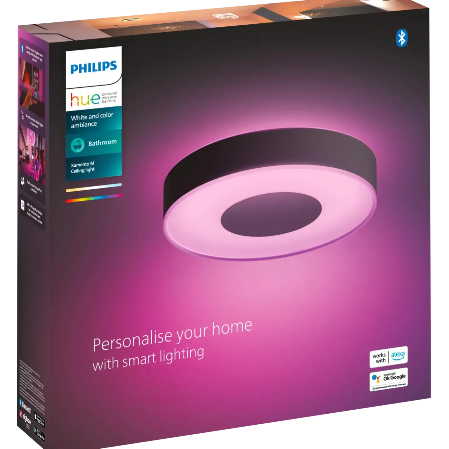 Philips Hue Xamento M loftslampe Ø38,1 cm 33,5W sort