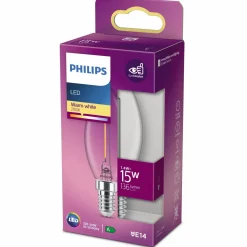 Philips KerteLED pære E14 15W 1 pack