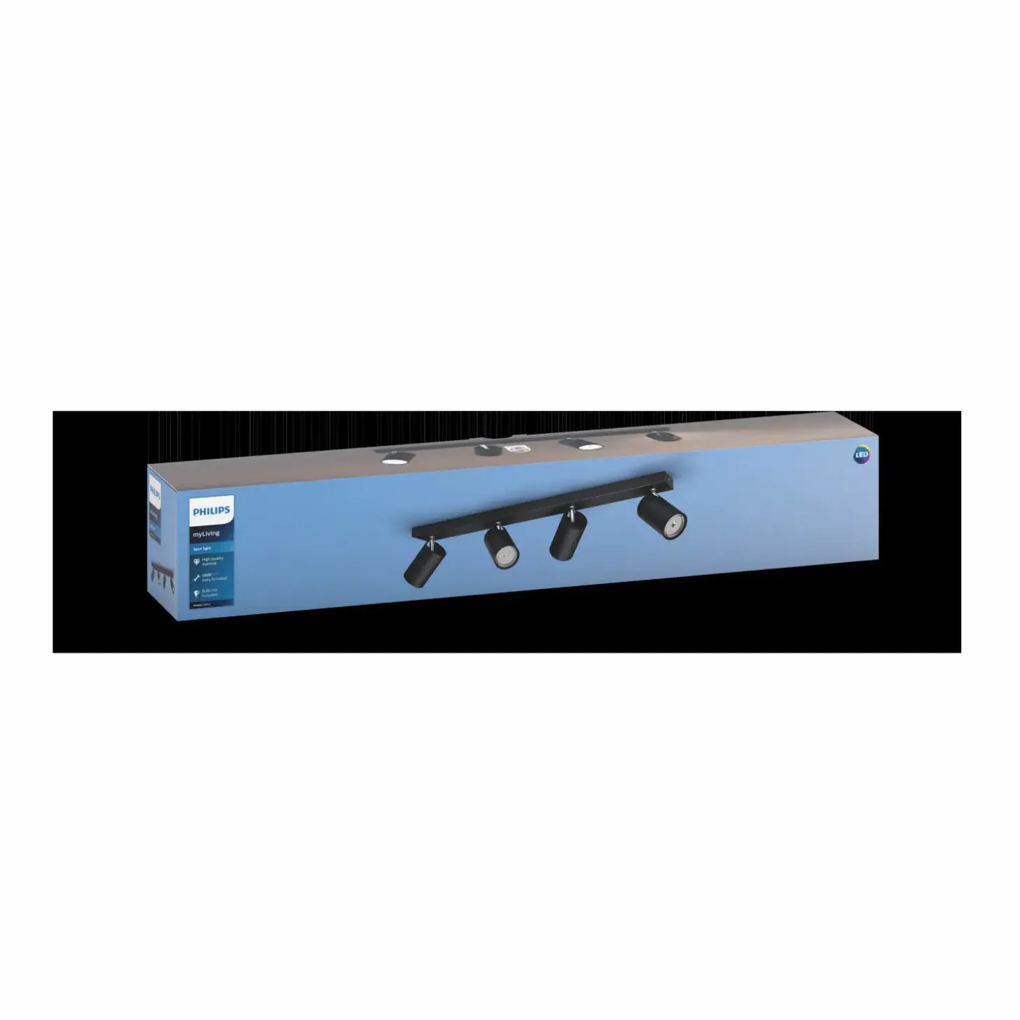 Philips Kosipo spot 4x10W sort