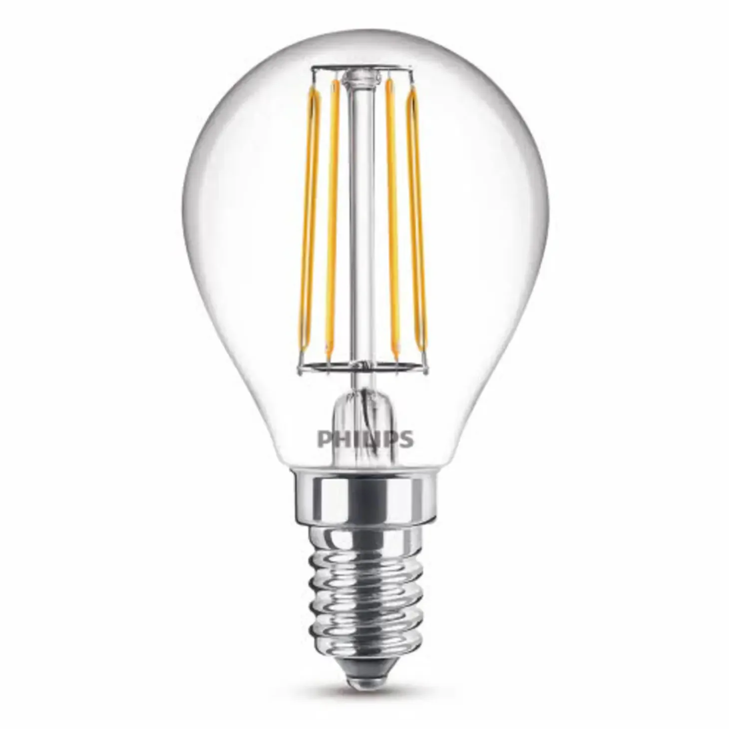 Philips Krone LED pære E14 40W 2 pack